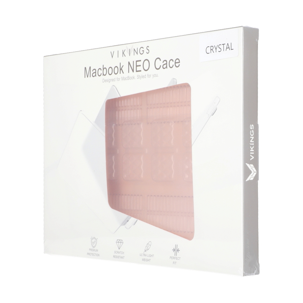 Case MacBook Neo 13" VIKINGS Crystal Pink