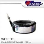Cable 100M RG6/168 WATASHI#WCP001 (Black)