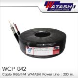 สาย RG6 200m. WATASHI Power Line WCP072 (Black)